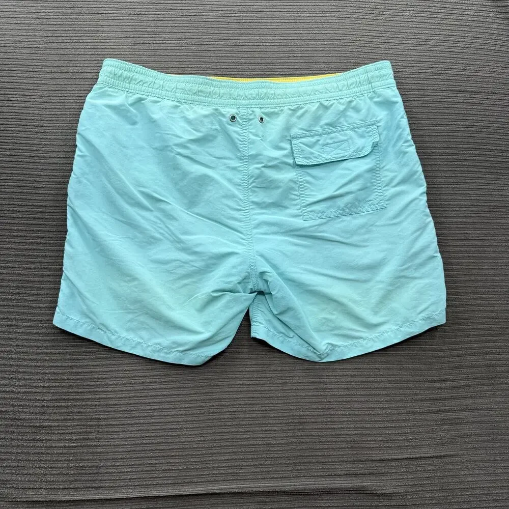 Polo Ralph Lauren Swim Shorts Mens Large‎ Mesh Lined Trunks Drawstring Bathing